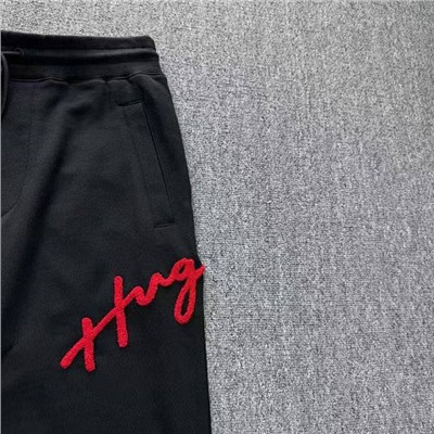 Мужские штаны джоггеры с вышитым логотипом  БОС*С