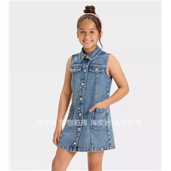 Джинсовый сарафан для девочек