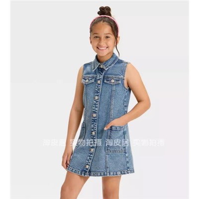 Джинсовый сарафан для девочек