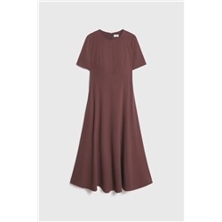 Приталенное женское платье миди  ЛАЙ*М с карманами в боковым швах, экспорт