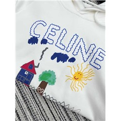 Новинка осень  2025  Худи унисекс свободного покроя  CELIN*E ОРИГИНАЛ!