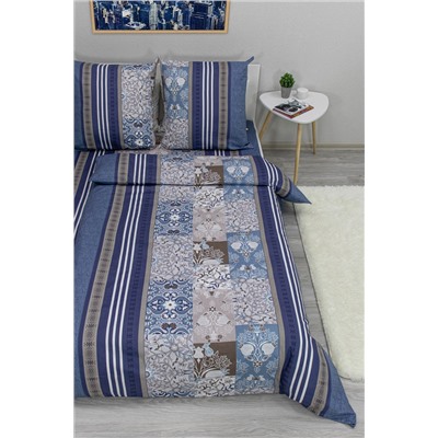 КПБ 1,5 сп бязь 120гр/м2 Текстильная коллекция (Орлеан-1)