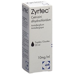 Zyrtec противоаллергическое средство в каплях 20ml