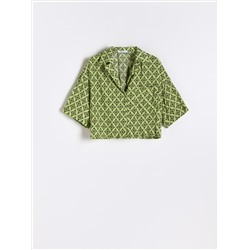 Hemd Aus Strukturierter Baumwolle