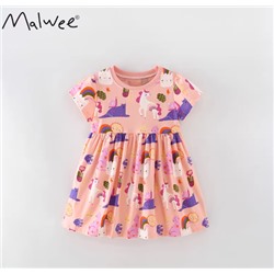 Хлопковое платье МАЛВЕ*Й (130-150)