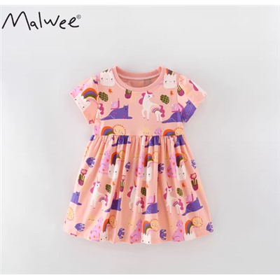 Хлопковое платье МАЛВЕ*Й (130-150)