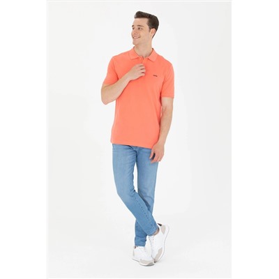 Erkek Somon Basic Polo Yaka Tişört