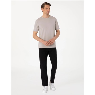 Antrasit Straight Fit Jean Pantolon