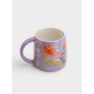 Кружка, 370 мл, лиловая, Garland