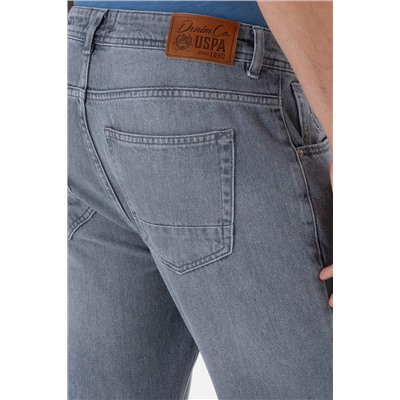 Erkek Gri Jean Pantolon