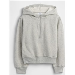 Kids Relaxed Half-Zip Fleece Hoodie