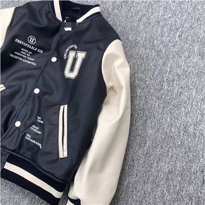 Детская кожаная куртка-бомбер  💕ЗАР*А