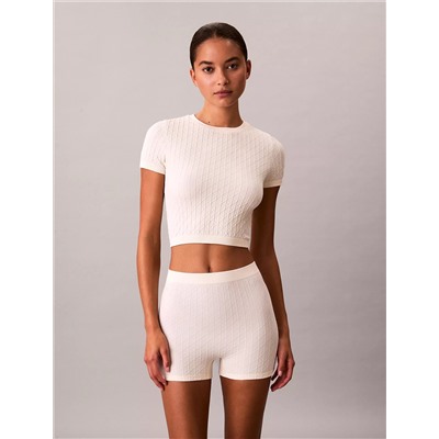 Rib Emblem Seamless Tee