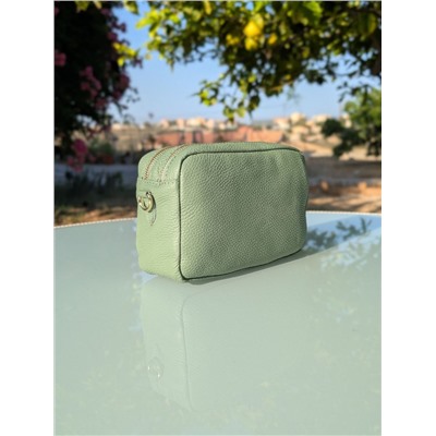 Итальянская сумка из натуральной кожи от AB.ZAPATOS Pelle 21-20 (370) MENTA