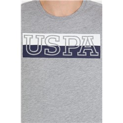 Erkek Gri Melanj Bisiklet Yaka Tişört