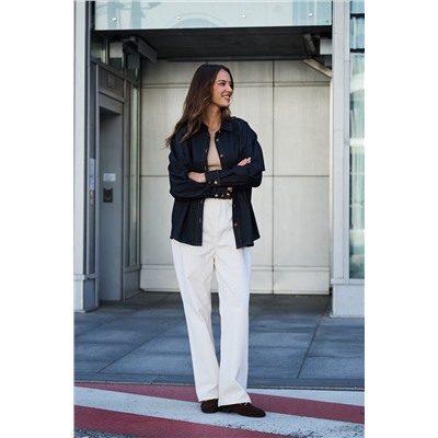 Рубашка джинсовая оверсайз