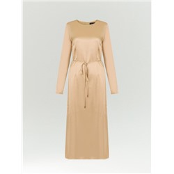 Платье макси из вискозы с поясом, PL1704/yazoo