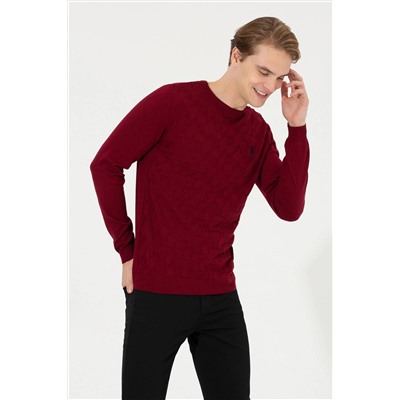 Erkek Vişne Basic Kazak