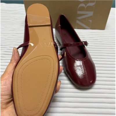 Осенние женские туфли с пряжкой ЗАР*А