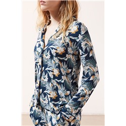 Joleen Рубашка Уточка синяя