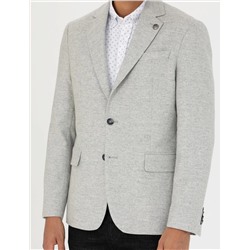 Açık Gri Slim Fit Ceket