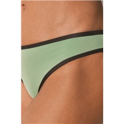 Braga bikini clásica contraste verde