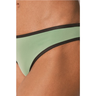 Braga bikini clásica contraste verde