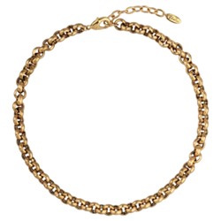 Колье (звено 9мм; покрытие античное золото) 45-50см, Есть комплект