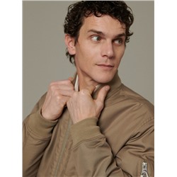 Bomberjacke mit Stehkragen