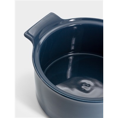 Кастрюля, 3 л, с крышкой, фарфор P, синяя, Indulgence