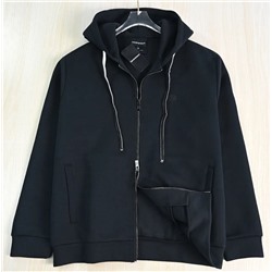 Мужская толстовка с капюшоном и застежкой-молнией ЭМПОРИО АРМАН*И