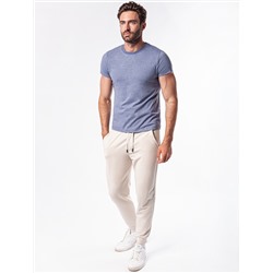 Брюки из тонкого футера с карманом на молнии