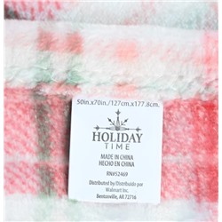 Мягкий и комфортный коралловый флисовый плед