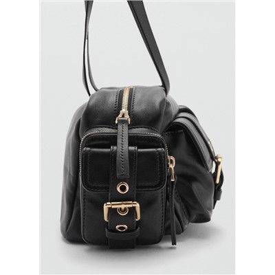 Bolso piel bolsillos
