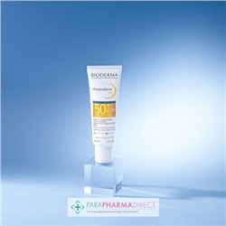 Bioderma Photoderm M SPF50+ - Teintée Dorée - Gel Crème Clarifiant Anti-Récidive - Taches Type Masque de Grossesse 40ml