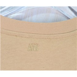 Футболка свободного кроя унисекс с вышивкой АМ*И