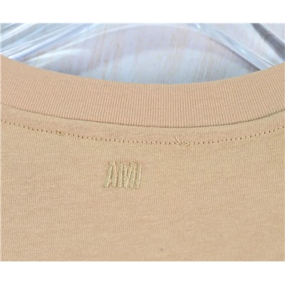 Футболка свободного кроя унисекс с вышивкой АМ*И