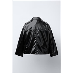 FAUX LEATHER JACKET