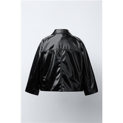 FAUX LEATHER JACKET