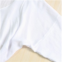 Тонкая блузка с V-образным вырезом, на одной пуговице, свободная линия плеча