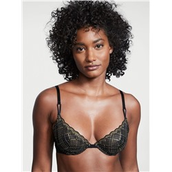 VICTORIA'S SECRET Sexy Tee Unlined Plaid Lace Demi Bra