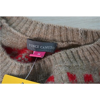 Жаккардовый свитер с цветными блоками и изображением оленей на рождественскую тематику