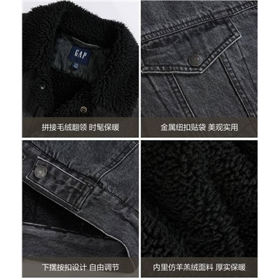 Мужская утепленная джинсовая куртка ГЭ*П