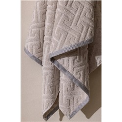 Sault %100 Pamuk Banyo Havlusu - Gri - 70x140 cm