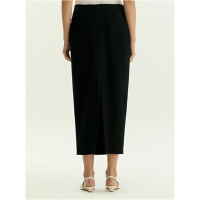 Юбка макси из костюмной шерсти, S1073/voyla