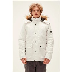 Bad Bear Rock Rabbit Off-white Beyaz Erkek Kapüşonlu Mont