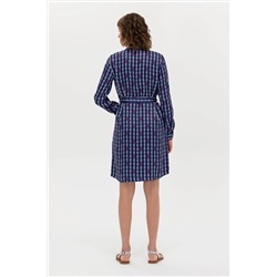 Kadın Lacivert Dokuma Elbise