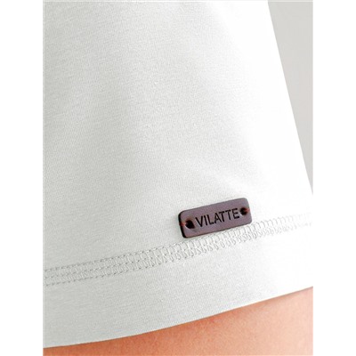 Футболка полуприлегающего кроя с принтом из премиального хлопка