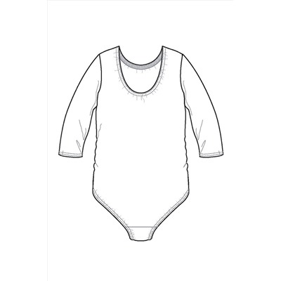 Боди гимнастический PLAYTODAY, 1130126