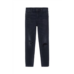 Vaquero skinny fit 7/8 Negro